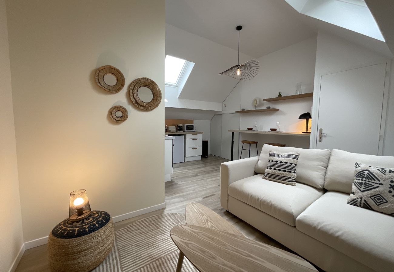 Living room, sofa bed 