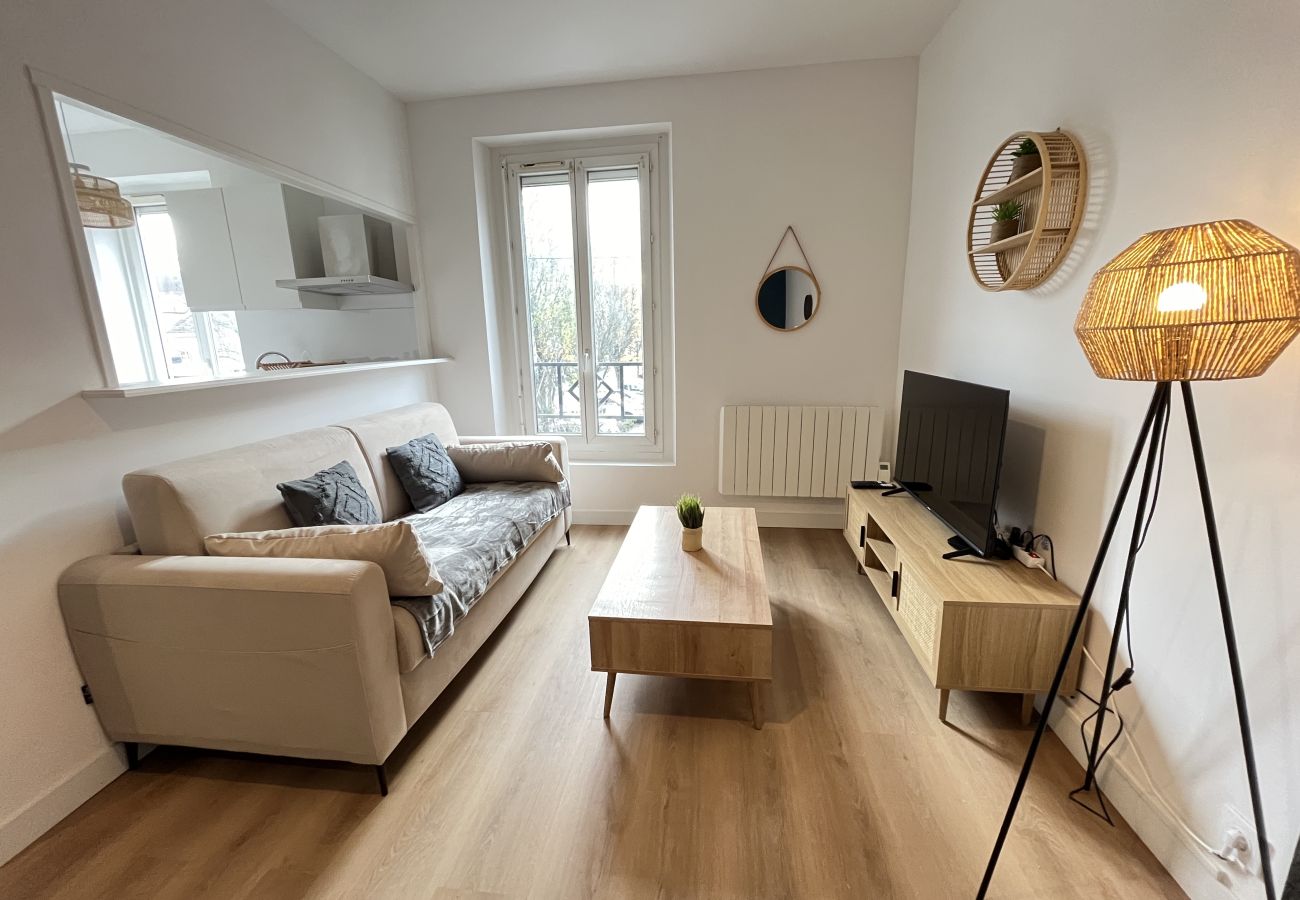 Living room, sofa, TV 