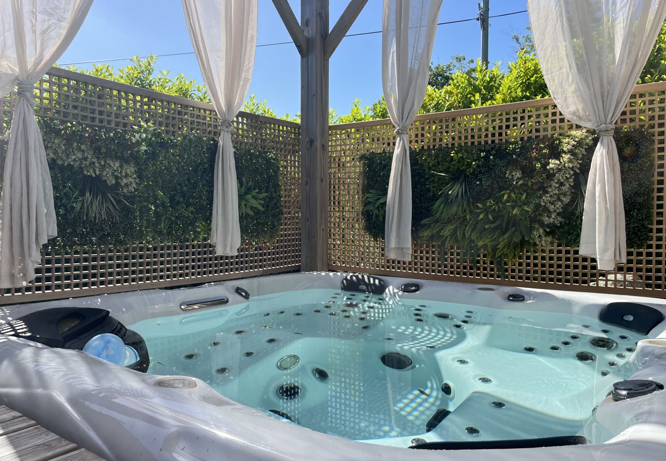 Casa en La Milesse - Entre Pins et Oliviers - jacuzzi - pétanque