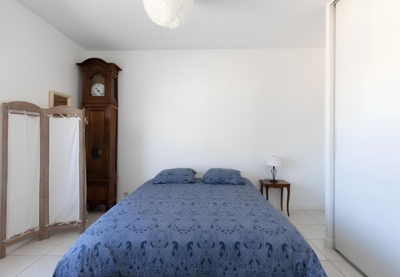 Chambre, lit double, dressing