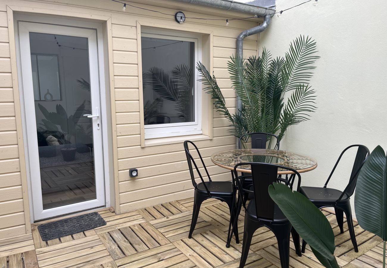 terrasse privée appartement gare du Mans