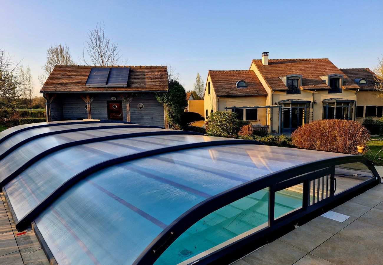 Maison à La Bazoge - Les Champs de Brice - Campagne - Piscine - 10 pers