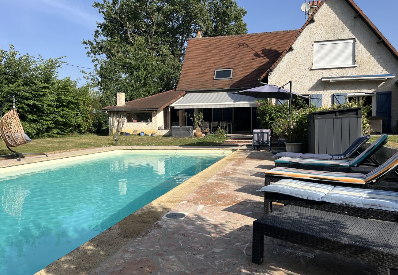 Villa à Roézé-sur-Sarthe - Le Pré de la Mare - Maison familiale avec piscine