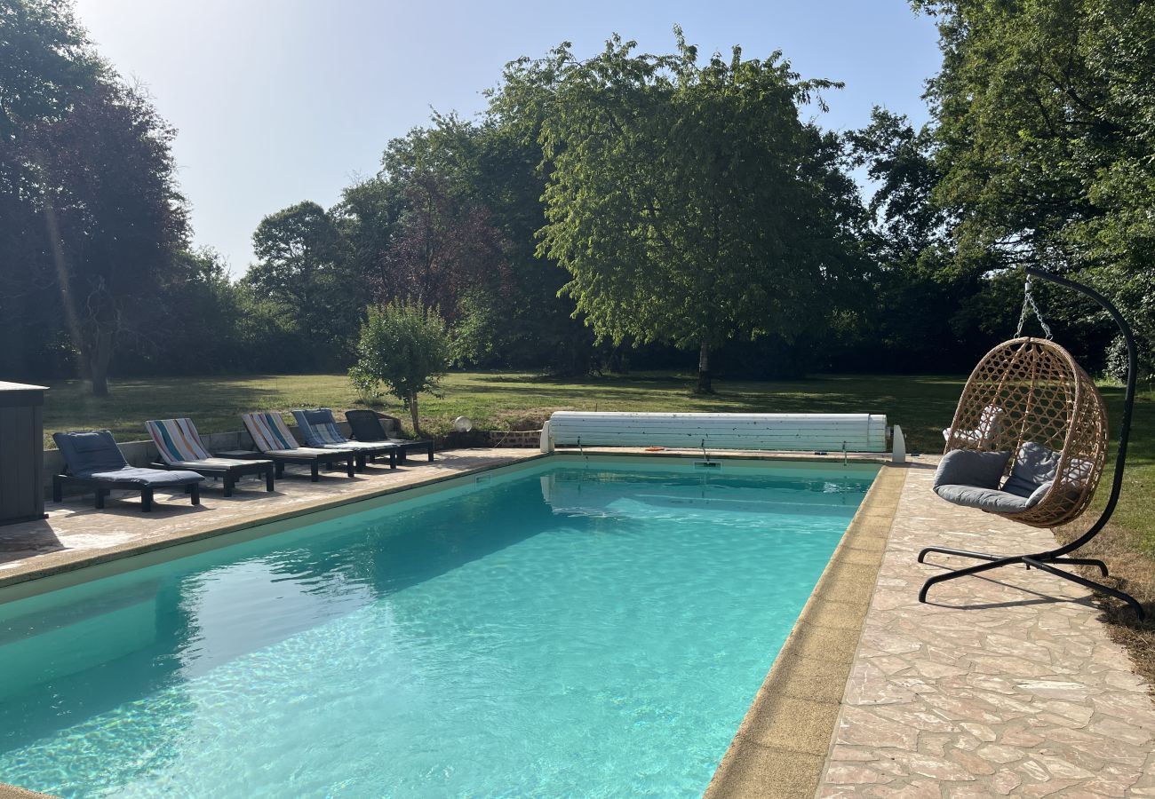 Villa à Roézé-sur-Sarthe - Le Pré de la Mare - Maison familiale avec piscine