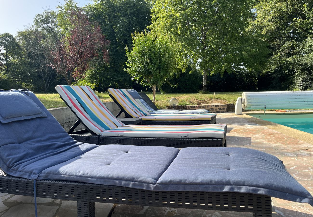 Villa à Roézé-sur-Sarthe - Le Pré de la Mare - Maison familiale avec piscine